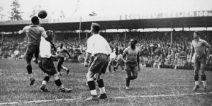Mecz Polska-Brazylia na Mistrzostwach  Świata w Piłce Nożnej we Francji w 1938 r.
