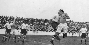 Mecz piłki nożnej Jugosławia - Polska na Stadionie Jugoslavija w Belgradzie 26.08.1934 r.