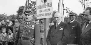 Uroczystość otwarcia parku im. generała Orlicz-Dreszera w Warszawie na Mokotowie 26.06.1938 r.