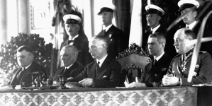 Prezydium V Walnego Zjazdu delegatów Ligi Morskiej i Kolonialnej 25.05.1935 r.