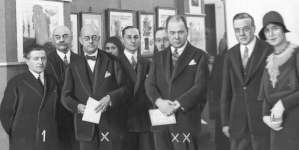 Otwarcie wystawy grafiki francuskiej w Warszawie 22.02.1931 r.