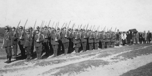 Pogrzeb śp. porucznika WP Jan Łyska  w 1929 r.