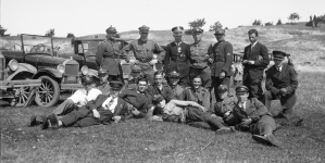 Wizyta oficerów jugosławiańskich w Wojsku Polskim 11.08.1929 r.