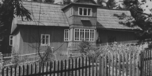 Stacja astronomiczna na Lubomirze w Beskidach w 1934 r.