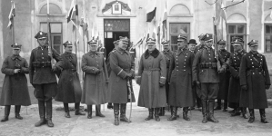 Poświęcenie koszar im. gen. Józefa Bema przy ulicy 29 Listopada w Warszawie  4.04.1925 r.