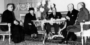 Nowopowołani senatorowie na audiencji u prezydenta RP Ignacego Mościckiego 6.12.1938 r.