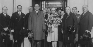 Wizyta ministra spraw zagranicznych Polski Augusta Zaleskiego w Paryżu 10.06.1928 r.
