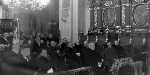 Uroczystość poświęcenia gmachu Akademii Górniczej w Krakowie w grudniu 1935 r.