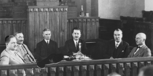 Prezydium zjazdu posłów Centrolewu w czerwcu 1930 r.