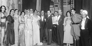 Uroczyste przedstawienie operetki brazylijskiej w Teatro Caetano zorganizowane na cześć Stanisława Skarżyńskiego po jego locie przez Atlantyk, 13.05.1933 r.