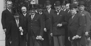 Wizyta ministra komunikacji Belgii Maurice Lippensa w Polsce 24.07.1930 r.