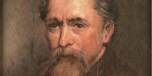 "Autoportret" Wincentego Leopolda Sleńdzińskiego.