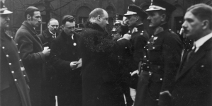 Uroczystość wręczenia odznaczeń państwowych zasłużonym policjantom w Poznaniu w kwietniu 1926 r.