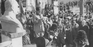 Delegacja wojskowa i Związku Legionistów Polskich w Rzymie w grudniu 1937 r.