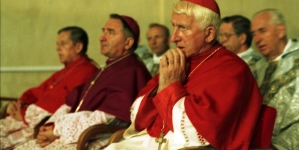 Uroczystość na Jasnej Górze z udziałem członków Rady Konferencji Episkopatów Europejskich w październiku 1986 r.