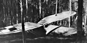 Rozbity samolot PZL P-6 kpt. Bolesława Orlińskiego w 1931 r.
