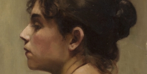 "Portret kobiety" Anny Bilińskiej-Bohdanowiczowej.