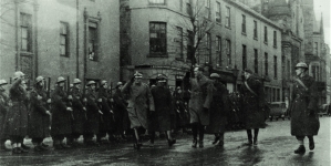 Wizyta generała Władysława Sikorskiego w 1 Brygadzie Strzelców w St Andrews 7.02.1941 r.