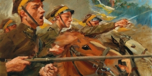 "Atak" Wojciecha Kossaka.