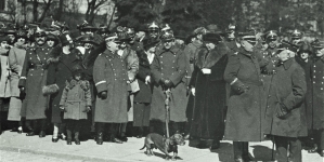 Pożegnanie gen. Kazimierza Raszewskiego odchodzącego ze stanowiska dowódcy OK VII Poznań w kwietniu 1925 r.