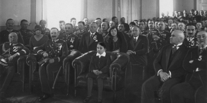 Akademia z okazji imienin Józefa Piłsudskiego zorganizowana przez administrację Dowództwa Okręgu Korpusu VII Poznań w marcu 1930 r.