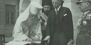 Wizyta oficjalna premiera Rumunii patriarchy Cristea Mirona w Polsce 21.05.1938 r.