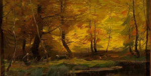 "Krajobraz leśny" Romana Kochanowskiego.