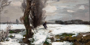 "Krajobraz zimowy" Romana Kochanowskiego.