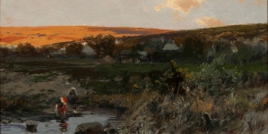 "Krajobraz o zachodzie słońca" Romana Kochanowskiego.