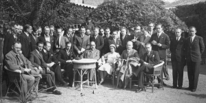 Wycieczka studentów medycyny Uniwersytetu Jagiellońskiego w Truskawcu w czerwcu 1932 r.