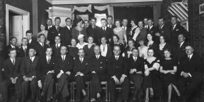 Kurs Podstawowych Wiadomości o Polsce odbywający się w siedzibie Rady Organizacyjnej Polaków z Zagranicy w Warszawie w 1933 r.