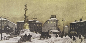 "Pomnik Adama Mickiewicza we Lwowie" Odo Dobrowolskiego.