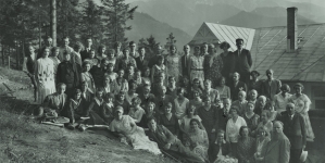 Kuracjusze ze Stowarzyszenia Chrześcijańsko-Narodowego Nauczycielstwa Szkół Powszechnych, Zakopane  1930 r.