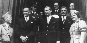 Otwarcie I Polskiej Olimpiady "Sokołów" w Pittsburghu w 1938 r.