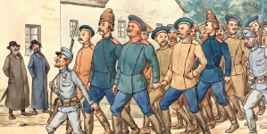 "Jeńcy rosyjscy" Józefa Kruszewskiego.