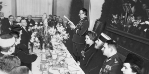 Pożegnanie gen. Stanisława Skwarczyńskiego w Wilnie w styczniu 1938 r.