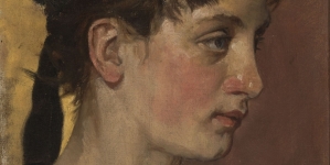 "Portret młodej kobiety" Tytusa Pileckiego.