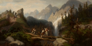 "Kontrabanda w Tatrach" Alfreda Schouppé.