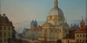 "Rynek Nowomiejski z Kościołem Sakramentek" Jana Seydlitza.