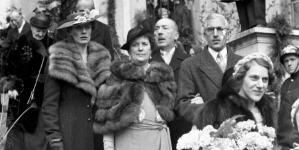 Ślub hrabiego Benedykta Tyszkiewicza z księżniczką Eleonorą Radziwiłł 21.04.1938 r.