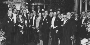Wizyta delegacji radnych Paryża z prezesem Rady Miejskiej Paryża baronem Lomoureux de Fontenay w Polsce w czerwcu 1933 r.