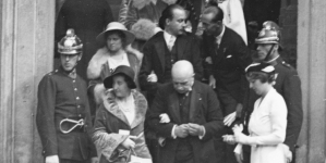 Ślub księżniczki Cecyli Lubomirskiej z księciem Obojga Sycylii Gabrielem Bourbon w Krakowie 15.09.1932 r.