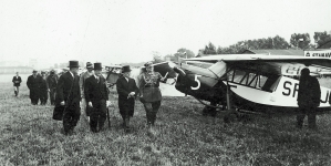 Przegląd samolotów na V Krajowym Lotniczym Konkursie Turystycznym w Warszawie we wrześniu 1933 r.