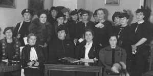 Zjazd delegatek Zjednoczenia Kobiet Słowiańskich w Warszawie 20.02.1938 r.