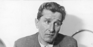 Mieczysław Szpakiewicz jako Ludwik w przedstawieniu „Był sobie więzień” Jeana Anouilha w Teatrze Miejskim w Wilnie w 1937 roku.