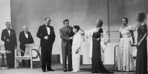 Przedstawienie „Był sobie więzień” Jeana Anouilha w Teatrze Miejskim w Wilnie w 1937 roku.