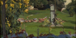 "Park fragment" Bronisław Kowalewski.