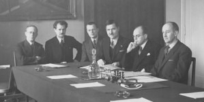 Posiedzenie jury państwowej nagrody muzycznej za 1937 rok w Warszawie, 25.03.1937 r.