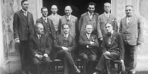 Uczestnicy Międzynarodowego Turnieju Szachowego w Kissingen we wrześniu 1928 roku.