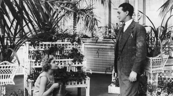  Barbara Orwid i Jerzy Marr w scenie z nierozpoznanego filmu.  